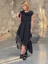 Asymmetric Bow Pleated Top